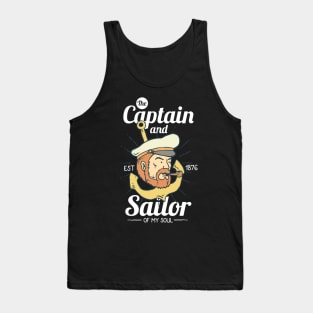 Captain Sailor ~ Sailing Anchor | Salt Water Atlantic Pacific Tank Top